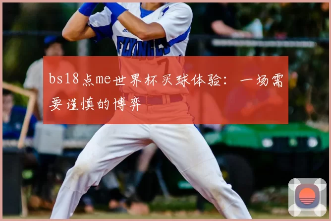 bs18点me世界杯买球体验:一场需要谨慎的博弈